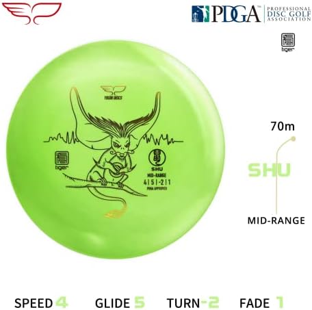 Yikundiscs Yikun PDGA אישר גולף דיסק טווח בינוני 165-175 גרם גולף זין בינוני מובהק למשחקי חוץ ותחרות [DICS Shade Color עשוי להשתנות]